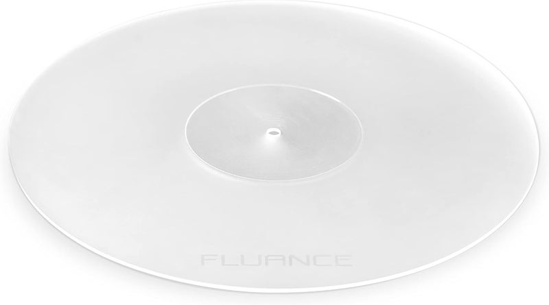 Fluance Acrylic Platter Mat for Turntables - Reduces Vibrations for Improved Sound Clarity for Vinyl Record Playback, Antistatic, Precision Machined, Compatible with 12" Record Players (PM50) - Image 1